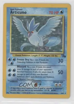 Articuno Holo Pokemon Fossil #2 1999 - Image 1