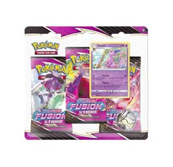 Pokemon Sword & Shield Fusion Strike FST Espeon Blister 3 Buste (EN) - Image 1