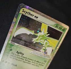 Scyther ex #102 Ruby and Sapphire Vintage Pokemon Holo - Image 4