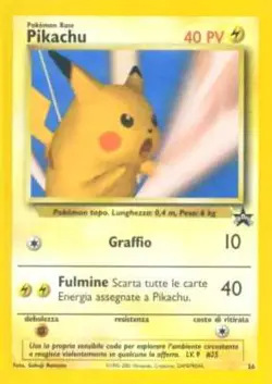 Pokemon Promo 26 Pikachu Lv. 5 promo (IT) -NEAR MINT- - Image 1