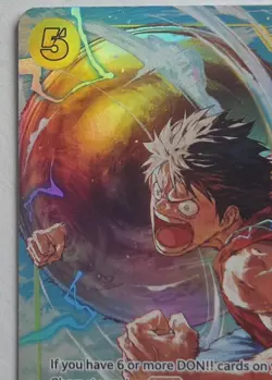 One Piece OPTCG English Monkey D. Luffy OP15-119 SEC* Parallel - NM - Image 2