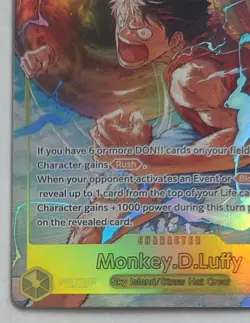 One Piece OPTCG English Monkey D. Luffy OP15-119 SEC* Parallel - NM - Image 4