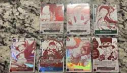 One Piece 3rd Anniversary Treasure Pack Campaign Foil Promo Set of 7 English - Image 1