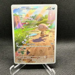 Paldean Wooper 102/094 Pokemon Illustration Rare ME02: Phantasmal Flames Card NM - Image 1
