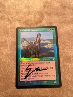 1x LP MTG Courser of Kruphix signed - Image 1