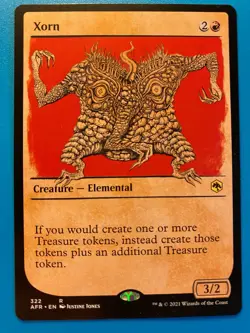 MTG 1x SHOWCASE Xorn # 322 Adventures in the Forgotten Magic the Gathering x1 NM - Image 1