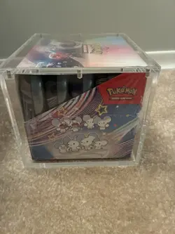 Pokemon Scarlet & Violet Paldean Fates Mini Tin Display with 10 Tins NEW/SEALED - Image 2