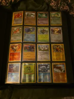 4 Binders Collections Of Pokemon Cards With Doubles And Trainers Also Old AndNew - Image 2