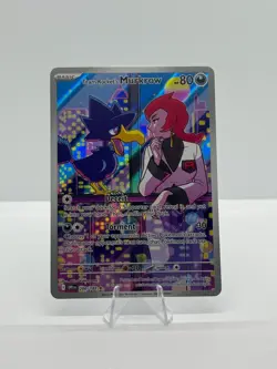 Pokemon TCG Team Rockets Murkrow - Destined Rivals - 200/182 - Illustration Rare - Image 1