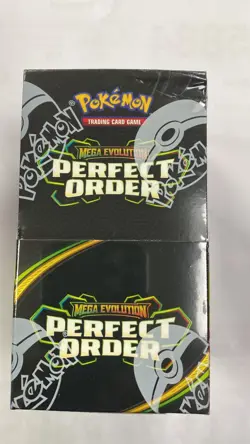 Pokemon TCG Mega Evolution Perfect Order Booster Box Sealed 18 Pack - Image 1