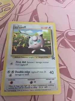 Vintage Pokemon | Jigglypuff | Black Star Promo - WOTC - #7 | NM/LP - Image 3