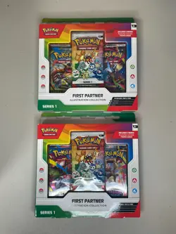 Pokemon - 2x First Partner Illustration Collection - Series 1 - In Hand ✅ - Image 2
