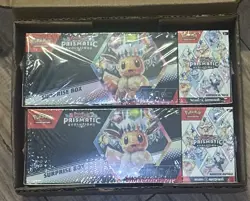 LOT OF 2 Pokemon TCG Prismatic Evolutions Sam’s Club Surprise Box Booster Bundle - Image 1