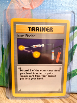 1999 Item Finder Rare Base Set pokemon vintage 074/102 - Image 1