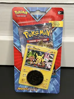 Pokemon XY Breakpoint Blister Pack With PIKACHU XY95 Promo - Factory Sealed - Image 1