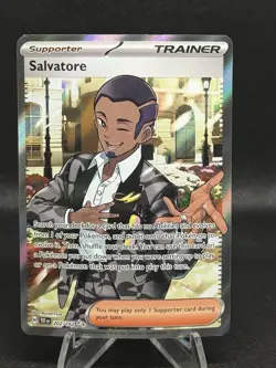Pokemon TCG Salvatore - 202/162 Temporal Forces Holo Rare Full Art Mint - Image 1