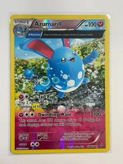 Azumarill 104/160 - Pokemon TCG XY: Primal Clash - Rare Holo (NM/M) - Image 1