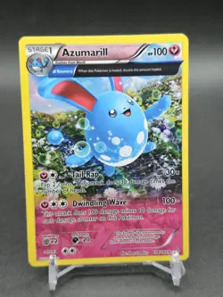 Pokemon TCG Azumarill Primal Clash Holo Card 104/160 Rare - Image 1