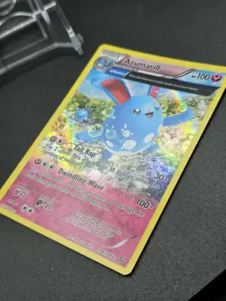Pokemon TCG Azumarill Primal Clash Holo Card 104/160 Rare - Image 2