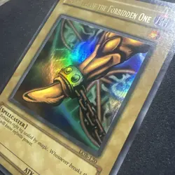 Yu-Gi-Oh! Right Leg of the Forbidden One LOB-120 Wavy Ultra OG Unlimited NM WAVY - Image 3