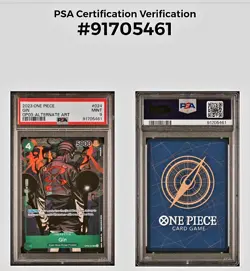 2023 GIN OP03 One Piece Alt Art PSA 9 MINT - Image 4