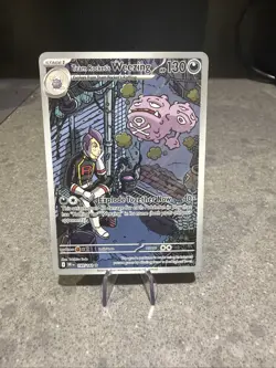 Pokemon TCG Team Rockets Weezing Illustration Rare Destined Rivals 199/182 - Image 1
