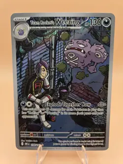Pokemon TCG Team Rockets Weezing Destined Rivals 199/182 NM Condition - Image 1
