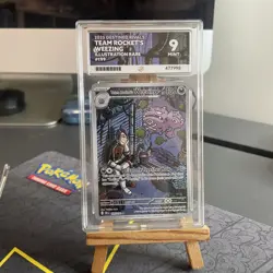 Pokemon TCG Destined Rivals: Team Rockets Weezing Card 199/182 ACE MINT 9 - Image 1