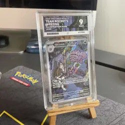 Pokemon TCG Destined Rivals: Team Rockets Weezing Card 199/182 ACE MINT 9 - Image 2