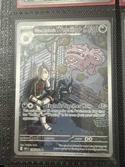 Pokemon TCG Team Rockets Weezing Card 199/182 Destined Rivals Series - Image 1
