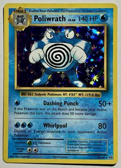 Poliwrath 25/108 (LP) Holo Rare XY Series: Evolutions 2016 Pokemon Card TCG - Image 1