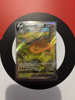 Charizard v SWSH260 Holo Promo Card Sword & Shield, Near Mint NM Condition - Image 1