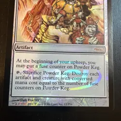 Powder Keg FOIL Magic Player Rewards Magic The Gathering MTG Card - Image 2