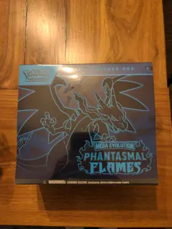 Phantasmal Flames ETB Pokemon TCG Elite Trainer Box Factory Sealed - Image 1