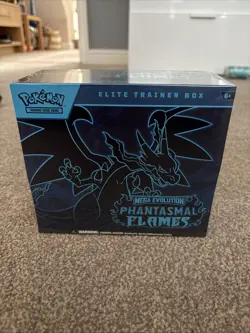 Pokemon TCG Phantasmal Flames ETB IN HAND - Pre-release - Sealed - Image 1