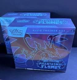 Pokemon TCG | Mega Evolution ME2 Phantasmal Flames ETB Factory Sealed - 2 x ETB - Image 2