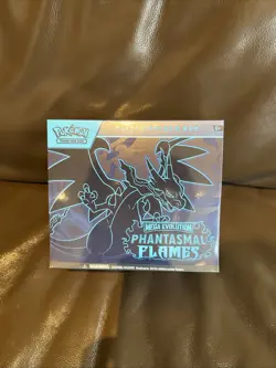 Pokemon TCG Phantasmal Flames ETB Factory Sealed Box New In Hand Ready to Ship - Image 1