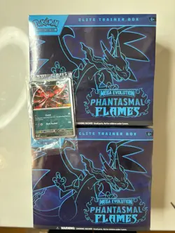 Pokemon TCG Phantasmal Flames ETB X 2 - New & Sealed + Yveltal Promo Card - Image 1