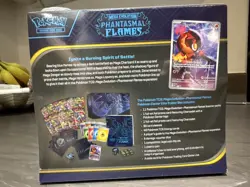 Pokemon TCG Phantasmal Flames Pokemon Center Exclusive ETB Sealed New - Image 2