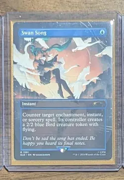 MTG Swan Song (1591) Non-Foil Hatsune Miku Secret Lair Drop NM - Image 2