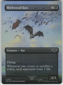 MTG TCG Mirkwood Bats (Borderless) C The Lord of the Rings 421 - Image 1