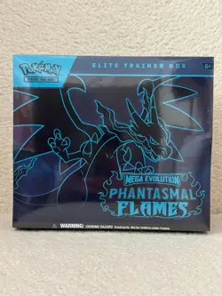 Pokemon TCG - Mega Evolutions Phantasmal Flames Elite Trainer Box ETB - SEALED - Image 1