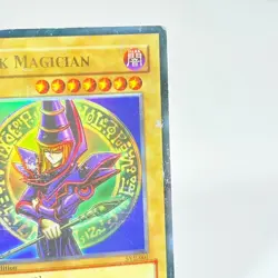 YUGIOH Super Rare Dark Magician SYE-001 1st Edition Play Worn - Image 3