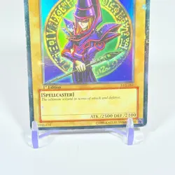 YUGIOH Super Rare Dark Magician SYE-001 1st Edition Play Worn - Image 4