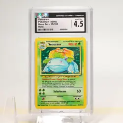 Pokemon TCG - Venusaur Base Set 15/102 Holo Rare Unlimited - CGC 4.5 - Image 2