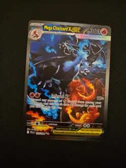 Pokemon Mega Charizard X EX 125/094 Phantasmal Flames Holo 360 HP Rare English - Image 4