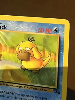1999 Pokemon Psyduck Fossil 1st Ed #53 - Image 4