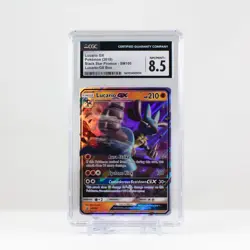 Pokemon Lucario GX Holo #SM100 Sun & Moon Black Star Promo 2018 - CGC 8.5 - Image 2