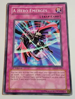 Yugioh A Hero Emerges - DP1-EN025 Common 1st Edition - Image 1