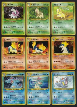 Pokemon Neo Premium File 1 Promo Folder 9 Card Set Japanese - Image 1
